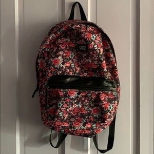 🥀vans floral backpack🥀